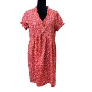 Floral Red Dress Size.L